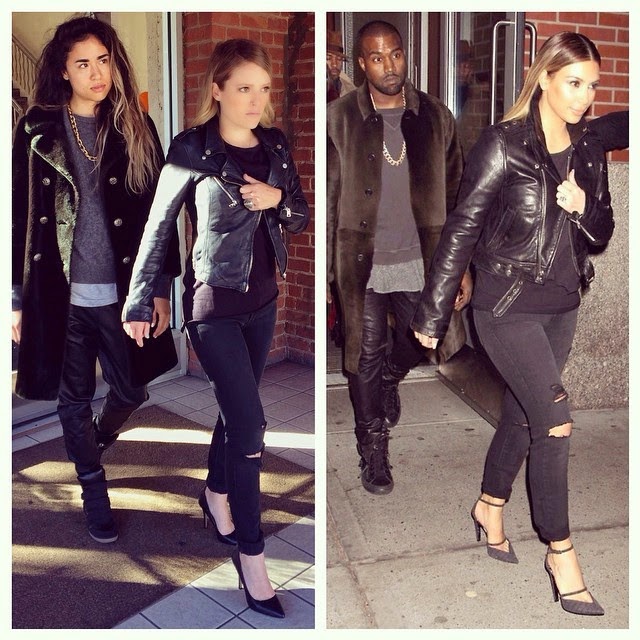 Kathleen and Katie imitate Kanye and Kim