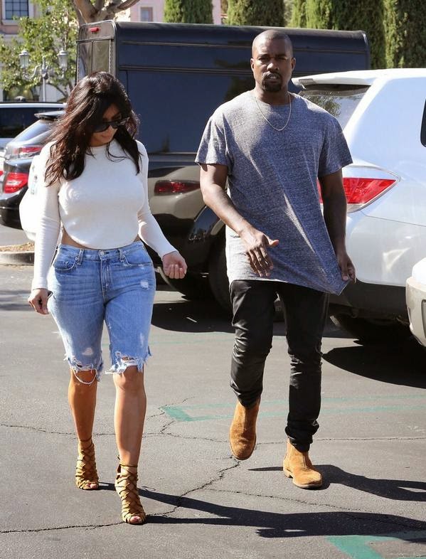 Kim Kardashian and Kanye West NaijaVibe