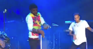 Lol!! Chris Brown dances Shoki [Watch]