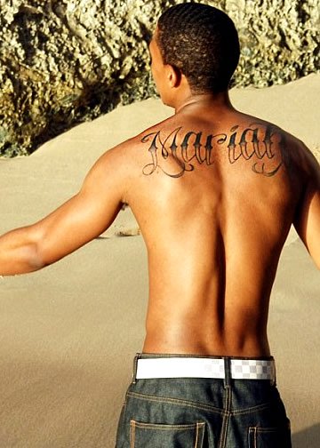 Nick Cannon Mariah Carey tattoo