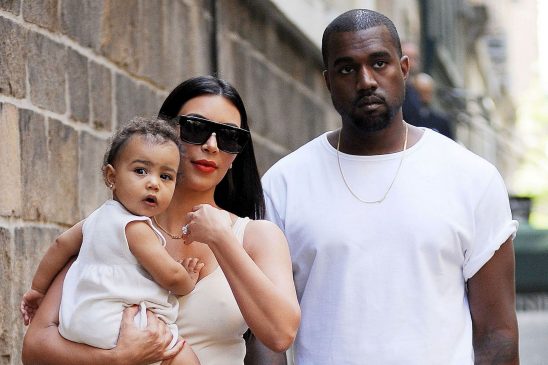 North West with Kim Kardashian & Kanye West