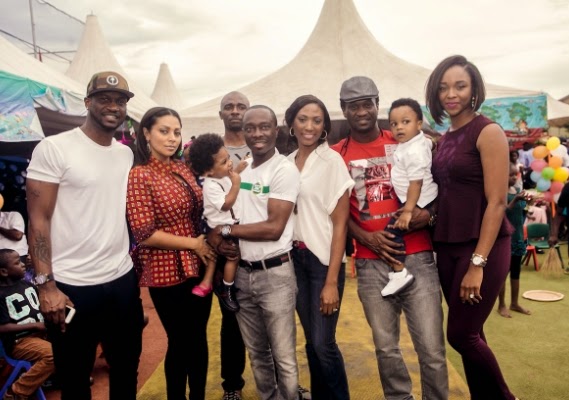 P-Square and Wives, Linda Ikeji, AY, Sound Sultan.. attend Julius Agwu's children's birthday party