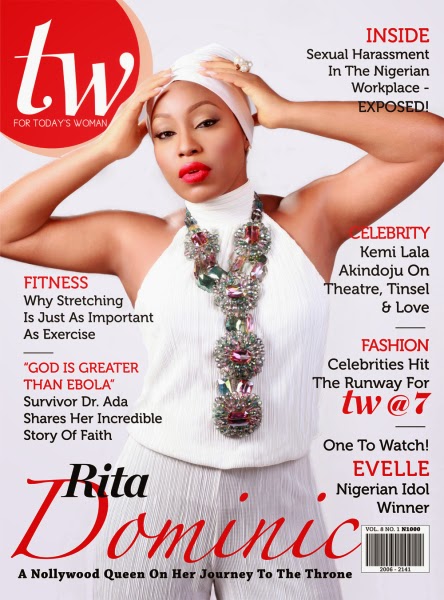 Rita Dominic for TW Magazine's October 2014 Issue