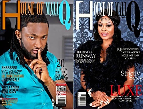 Uti Nwachukwu and Daniella Okeke covers House Of Maliq October Issue