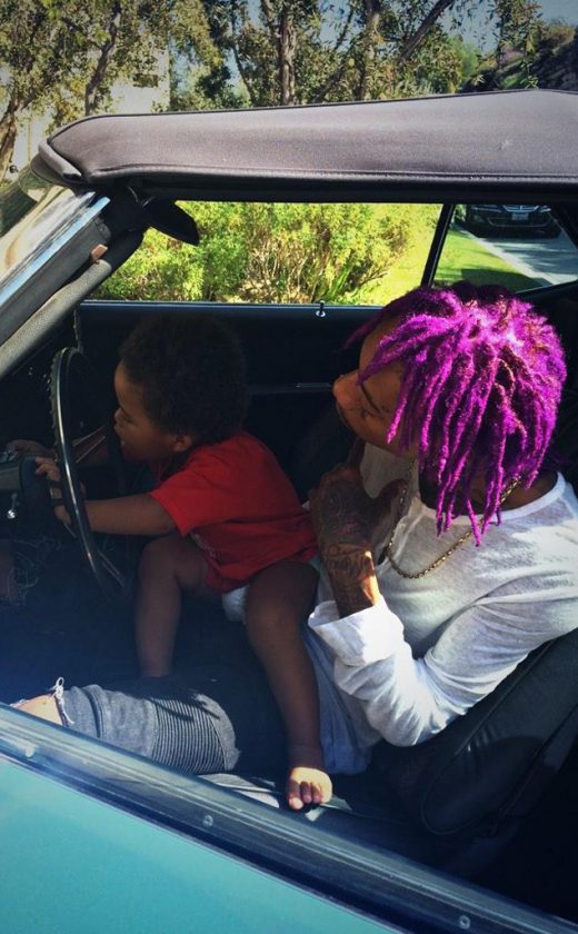 Wiz Khalifa Purple Hair NaijaVibe