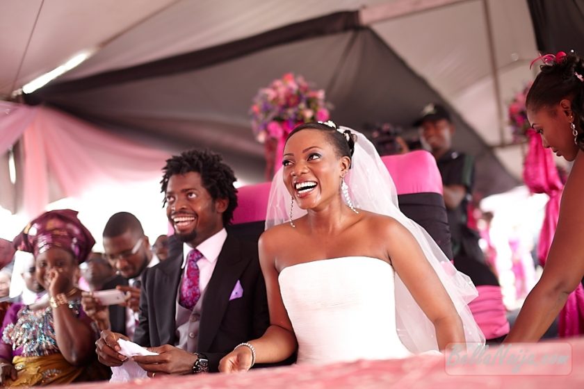 Basketmouth and Elsie wedding