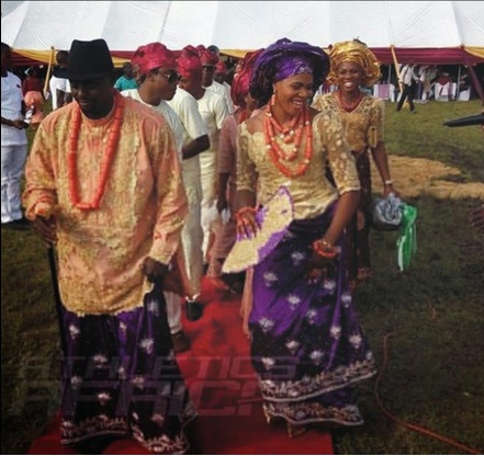 Blessing Okagbare and Otegheri Jude Igho traditional marriage