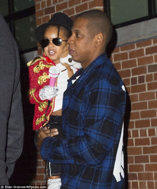 Blue Ivy and Jay Z