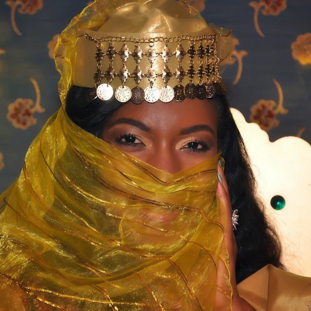 Chika Ike stuns in Arabian themed photoshoot