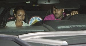 Chris Brown and girlfriend Karrueche