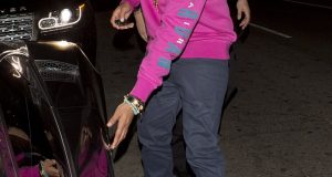 Chris Brown pink
