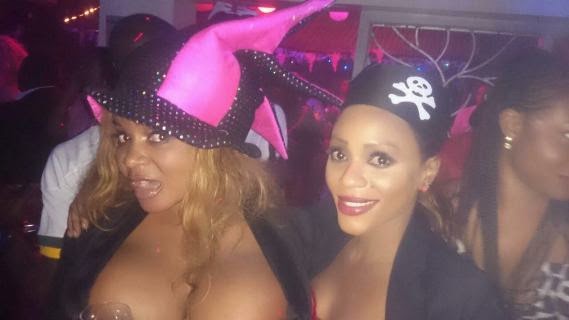 Cossy goes to Halloween party