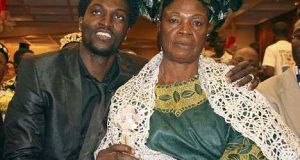 Emmanuel Adebayor and mum
