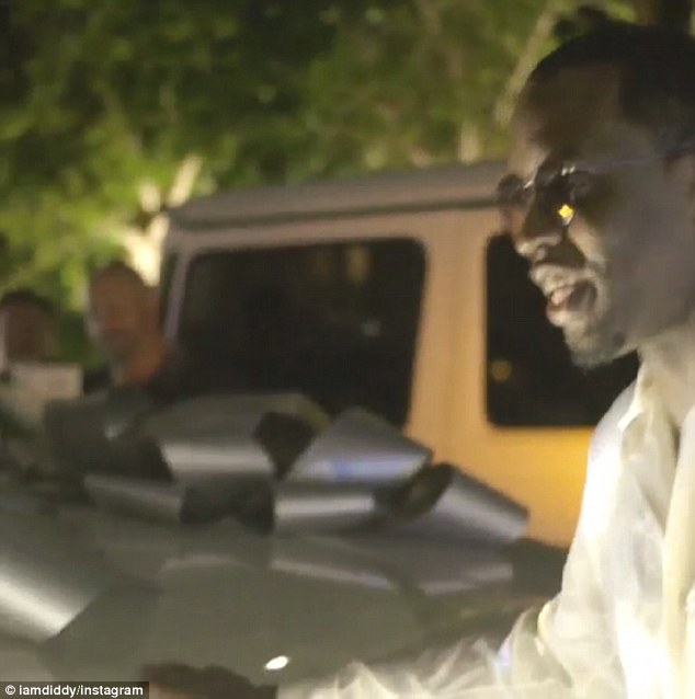 Khloe & French Montana gifts P.Diddy an Escalade for his 45th birthday