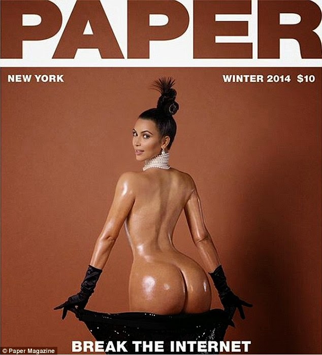 Kim Kardashian bares Butt for Paper Magazine