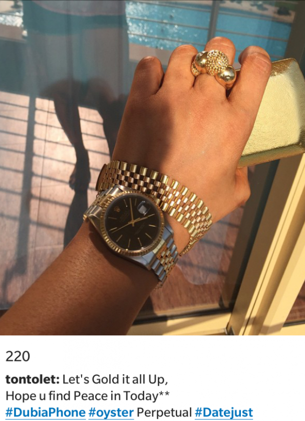 Tonto Dikeh Shows off her N2m+ Rolex