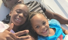 Yakubu Aiyegbeni and his kids