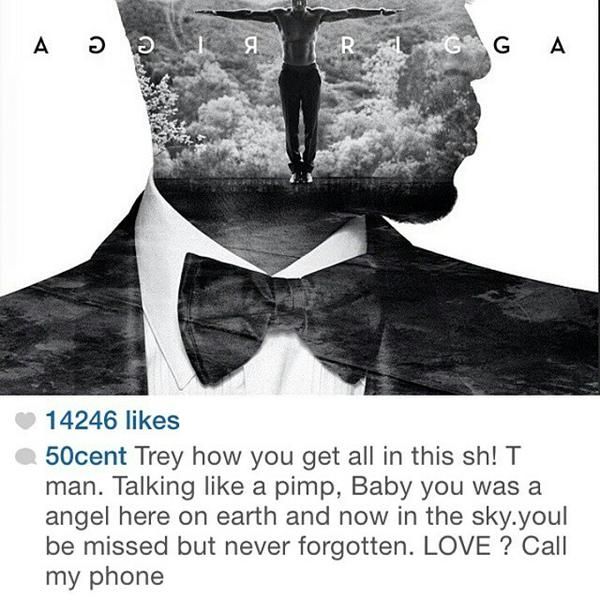 50 Cent calls out Trey Songz