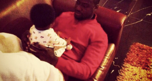 Actor Chris Attoh shares photo of his three month old son