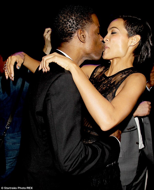 Chris Rock and Rosario Dawson