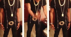 D'banj steps out in Bling Bling outfit