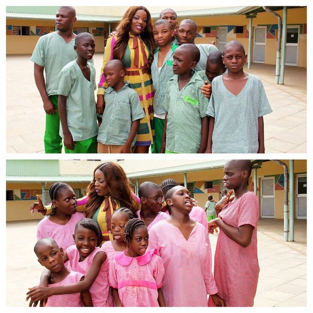 Empress Njamah and Kids with Down Syndrome Having Fun