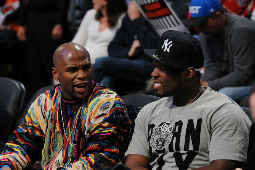 Floyd Mayweather and 50 Cent