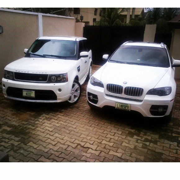 Kcee shows off his fleet of cars