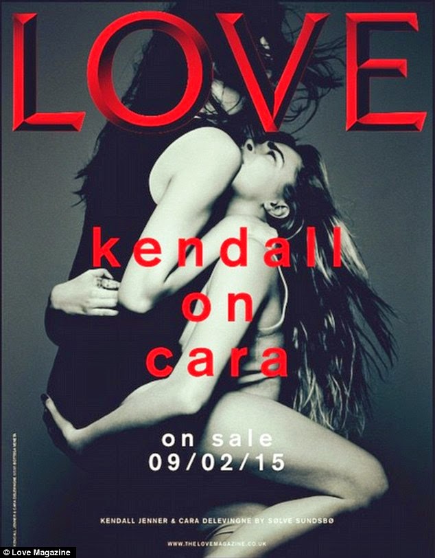 Love Magazine Kendall Jenner in raunchy Christmas photoshoot
