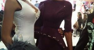 Miss Sahhara and Agbani Darego at the Miss World Pageant