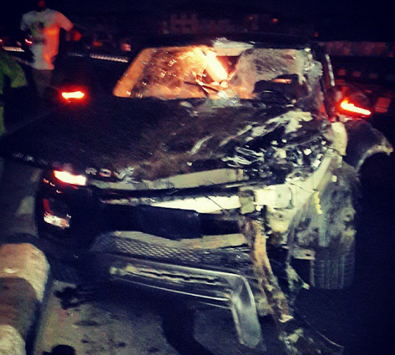 Oritsefemi in ghastly accident