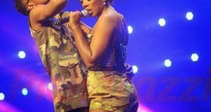 Tiwa Savage and Patoranking go naughty on stage