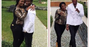 Taye Taiwo and wife