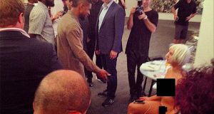 Usher charges phone in woman's v*gina