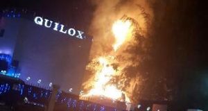fire incident at Quilox club