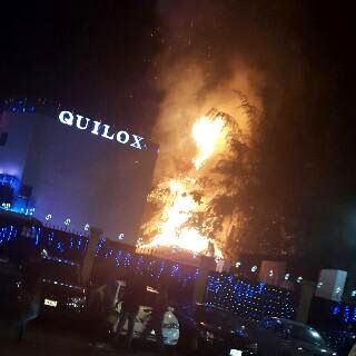 fire incident at Quilox club