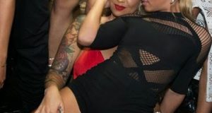 Amber Rose gets lap-dance in Miami