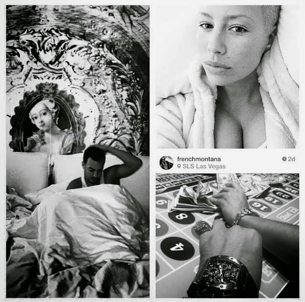 Amber Rose spent New Year's eve with French Montana