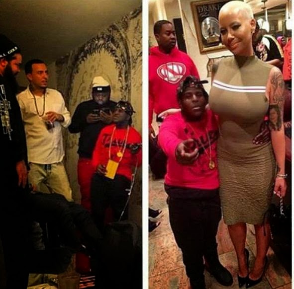 Amber Rose with French Montana