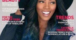 Blanck magazine with Tiwa Savage