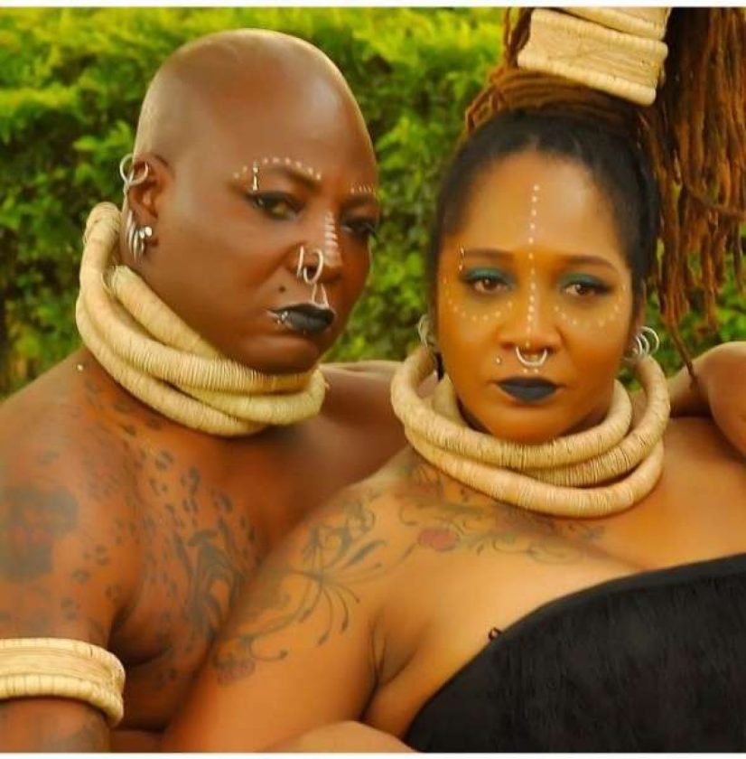 Charly Boy and wife