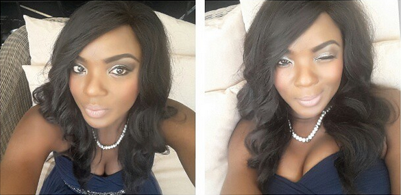 Chioma Chukwuka Akpota exposes cleavage