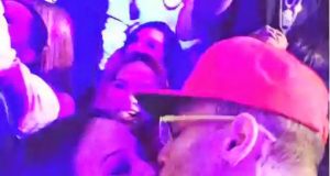 Chris Brown & Karrueche celebrates the New Year with love & kisses