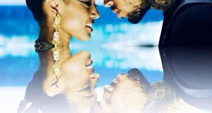 Chris Brown and Karrueche in Autumn Leaves