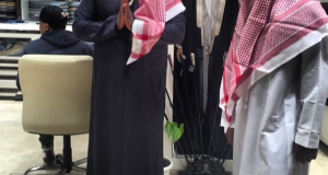 Davido dressed up like an Arabian prince in Dubai