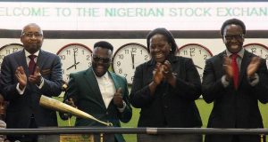 Dr Sid Rings Closing Bell for the Nigerian Stock Exchange