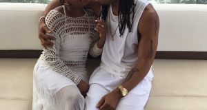 Flavour and Chidinma cuddled up in South Africa