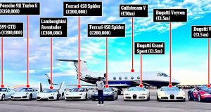 Floyd Mayweather Shows Off His Luxury Toy Collection