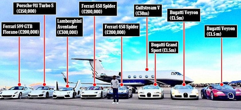 Floyd Mayweather Shows Off His Luxury Toy Collection