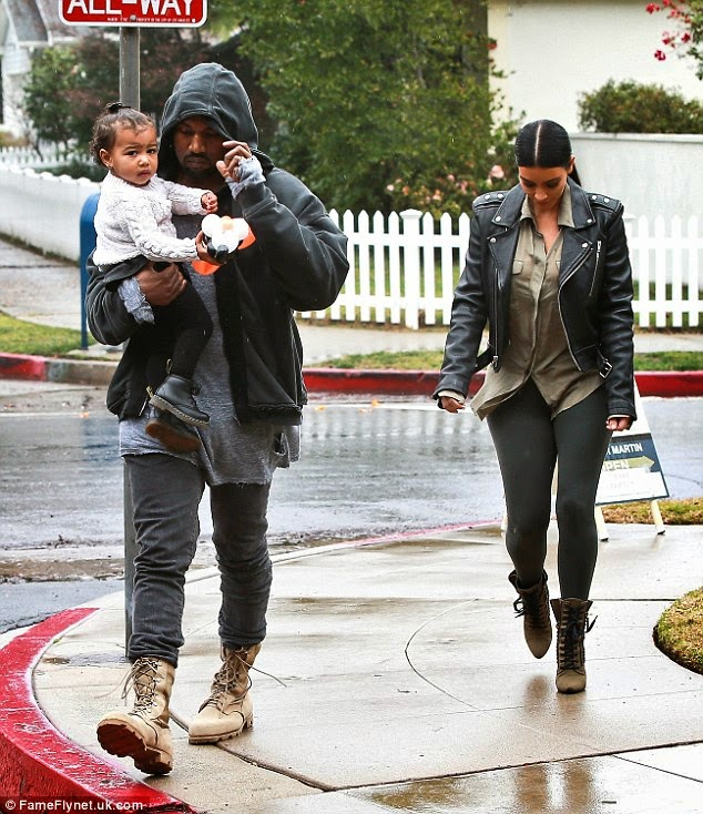 Kim, Kanye & North West
